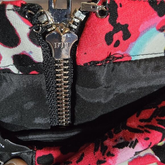 Bebe Mini Skirt Small P Pleated Black Satin Polyester Kimberlee Skirt - Picture 6 of 8